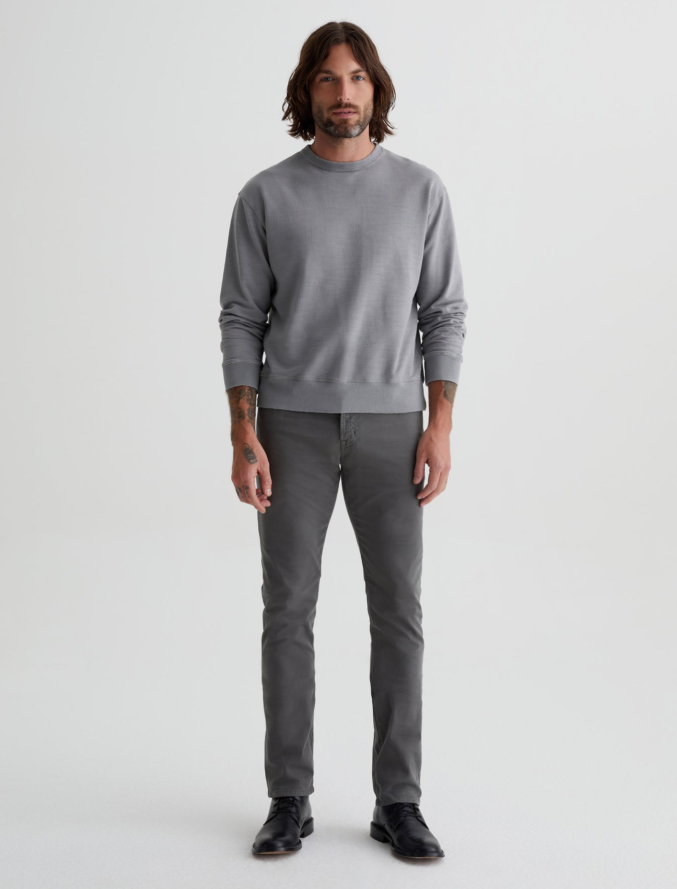 Everett SUD|Sueded Slim Straight Leg